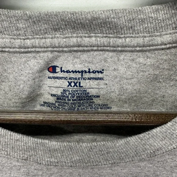 Champion Ivy Tech Community College T-Shirt XXL Gray Short Sleeve Graphic Tee - Picture 3 of 4